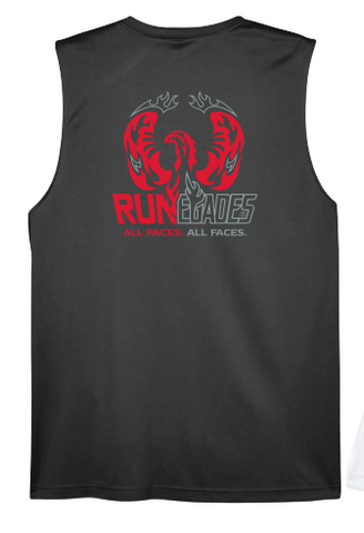 Men’s Black RUNegades Muscle Tank – Team 365 Zone Performance