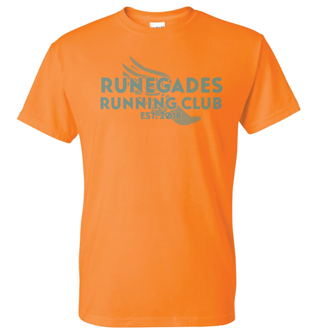 Super Soft RUNegades Club T-Shirt -- Orange